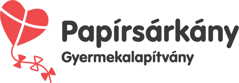 Papírsárkány Gyermekalapítvány vertical logo