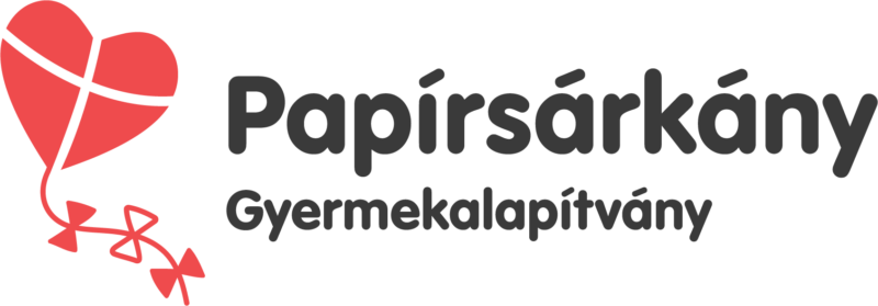 Papírsárkány Gyermekalapítvány vertical logo